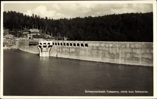 Ak Forbach im Murgtal Schwarzwald Baden, Schwarzenbachtalsperre