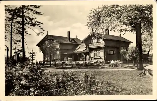Ak Brotterode in Thüringen, Waldschänke Dreiherrnstein