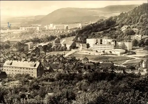 Ak Meiningen in Thüringen, Blick zur Juri-Gagarin-Schule, Panorama