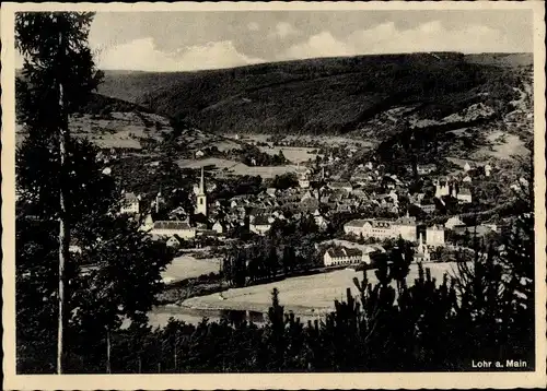 Ak Lohr am Main Unterfranken, Panorama