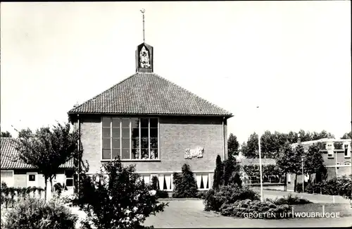 Ak Woubrugge Jacobswoude Südholland, Kerk aan de Doctor A. Kuyperweg