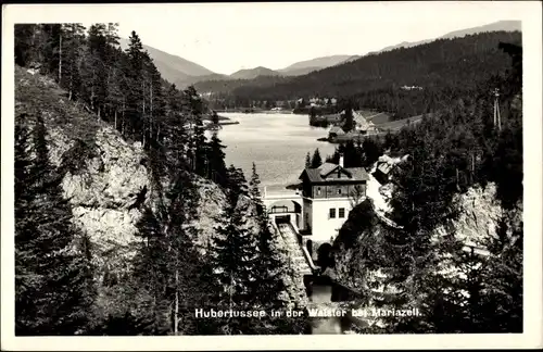 Ak Mariazell Steiermark, Hubertussee in der Walster