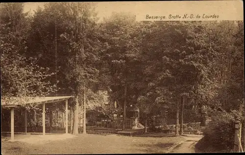 Ak Bassenge Wallonien Lüttich, Grotte Notre Dame de Lourdes