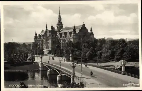 Ak Stockholm Schweden, Nordiska Museet