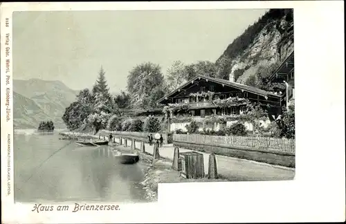Ak Brienz Kanton Bern, Haus am Brienzersee
