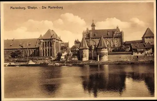 Ak Malbork Marienburg Westpreußen, Die Marienburg