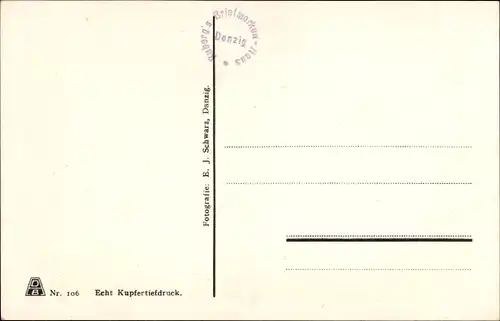 Ak Gdańsk Danzig, Jopengasse, Marienkirche