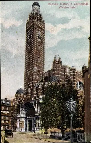 Ak Westminster London City, Roman Catholic Cathedral