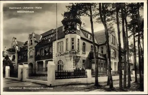 Ak Ostseebad Brunshaupten Kühlungsborn, Herrmann-Johanna-Heim, Mädchenschule