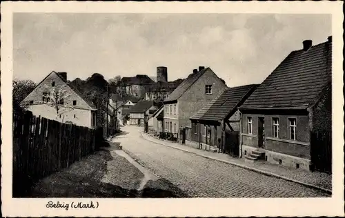 Ak Bad Belzig in Brandenburg, Straßenpartie