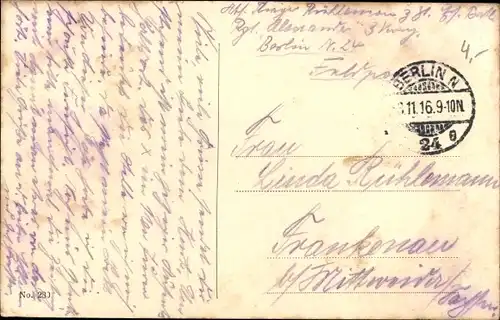 Ak Berlin Mitte, Kaserne des Kaiser Alexander Garde-Grenadier-Regiments I.