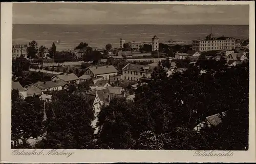 Ak Międzyzdroje Ostseebad Misdroy Pommern, Totalansicht