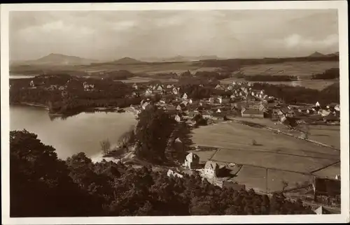 Ak Staré Splavy Thammühl Doksy Hirschberg am See Region Reichenberg, Gesamtansicht