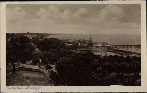 Ak Międzyzdroje Ostseebad Misdroy Pommern, Blick aus der Vogelschau