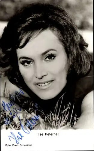 Ak Schauspielerin Ilse Peternell, Portrait, Autogramm