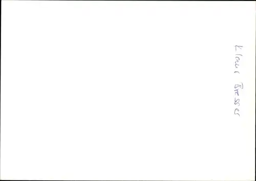 Ak Journalist und Moderator Klaus Bresser, Autogramm