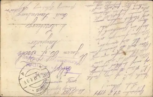 Ak Ortschaft in Frankreich, Kriegslazarett, Hauptgebäude