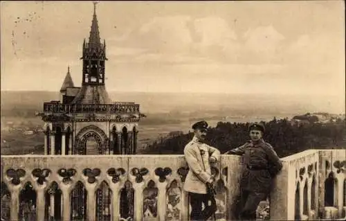 Ak Laon Aisne, Panorama von der Kathedrale