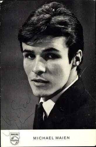 Ak Sänger Michael Maien, Vertrau auf mich, Autogramm