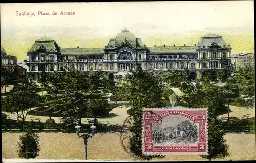 Ak Santiago de Chile, Plaza de Armas