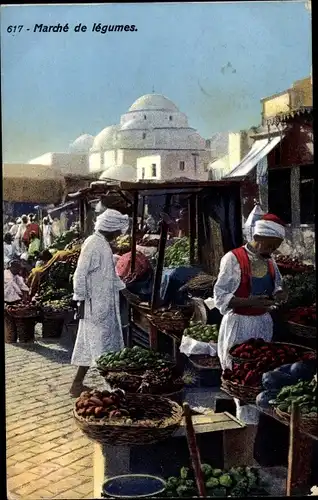 Ak Tunesien, Marché de légumes