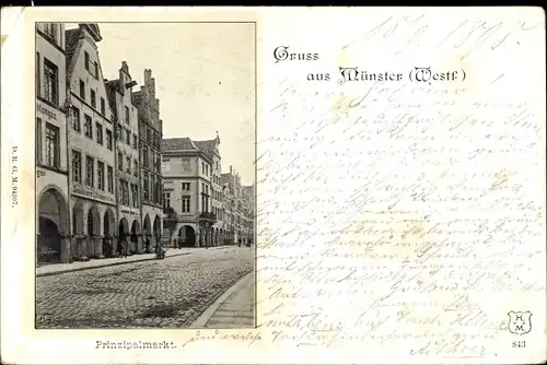 Ak Münster in Westfalen, Prinzipalmarkt