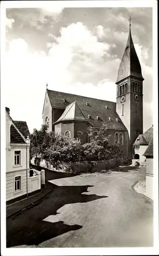 Ak Hattersheim am Main, Kath. Kirche