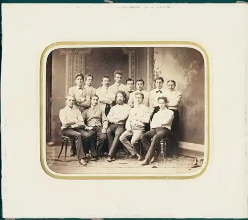 Foto Gruppenaufnahme junger Männer, Turngemeinde Berlin