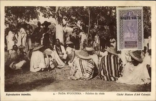 Ak Fada N'Gourma Burkina Faso, Palabre de chefs