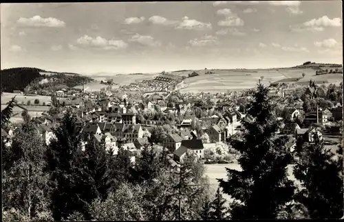 Ak Ehrenfriedersdorf im Erzgebirge, Blick von der Schönen Aussicht