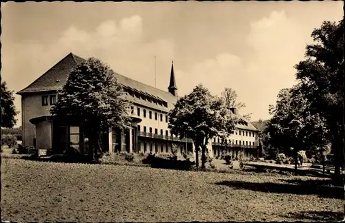 Ak Warmbad Wolkenstein in Sachsen, Wismut-Sanatorium, Clubhaus