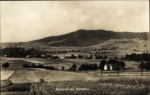 Ak Sohland am Rotstein Reichenbach in der Oberlausitz, Panorama