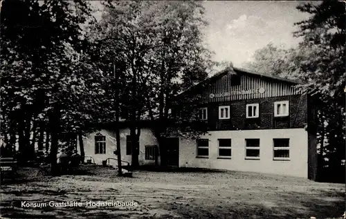 Ak Königshain in der Oberlausitz, Konsumgaststätte Hochsteinbaude