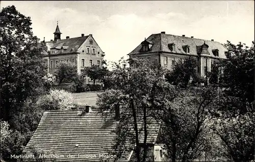 Ak Sohland am Rotstein Reichenbach in der Oberlausitz, Martinstift, Altersheim der Inneren Mission