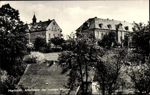 Ak Sohland am Rotstein Reichenbach in der Oberlausitz, Martinstift, Altersheim der Inneren Mission