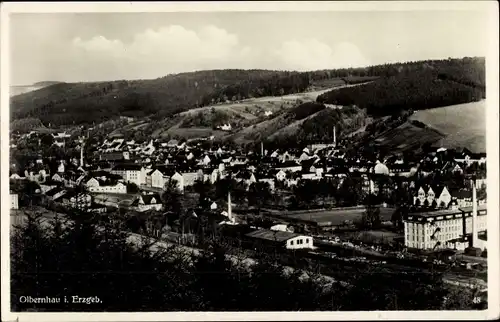 Ak Olbernhau im Erzgebirge, Panorama