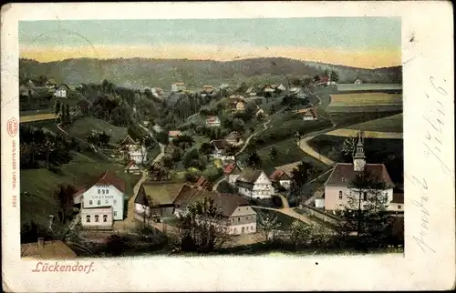 Ak Lückendorf Oybin Oberlausitz, Panorama