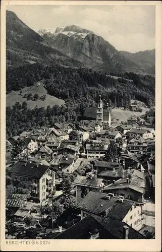 Ak Berchtesgaden in Oberbayern, Blick vom Soleleitungsweg