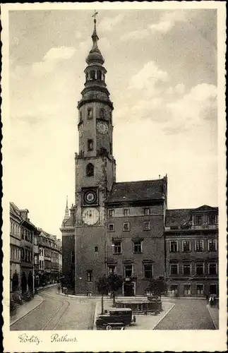 Ak Görlitz in der Lausitz, Rathaus