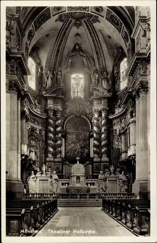 Ak München, Theatiner Hofkirche