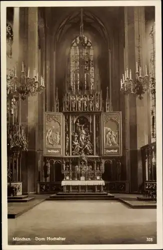 Ak München, Dom, Hochaltar