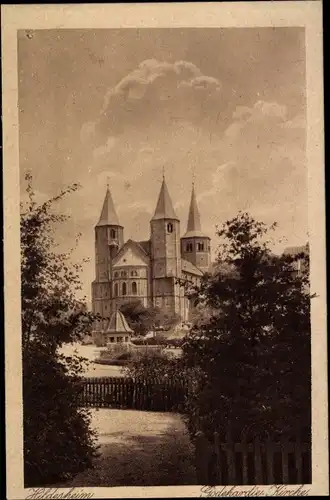Ak Hildesheim in Niedersachsen, Godehardie-Kirche