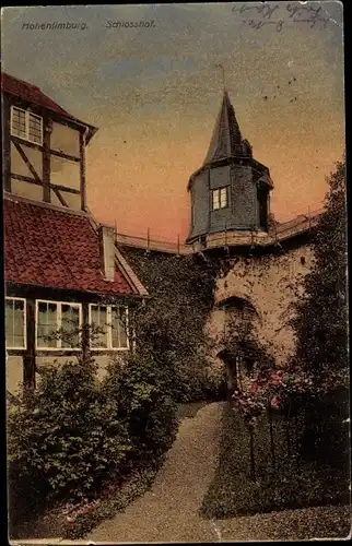 Ak Hohenlimburg Hagen in Westfalen, Schlosshof