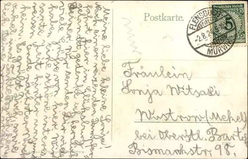 Ak Glücksburg, Glücksburger Bucht, Flensburger Förde