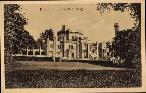 Ak Babelsberg Potsdam in Brandenburg, Schloss Babelsberg
