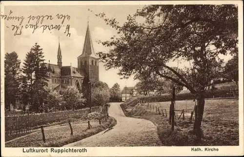 Ak Ruppichteroth Rhein Sieg Kreis, kath. Kirche
