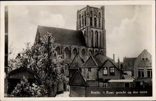 Ak Brielle Südholland, 't Raas, toren