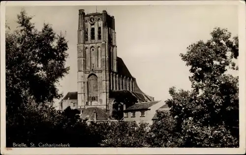 Ak Brielle Südholland, St. Catharijnekerk