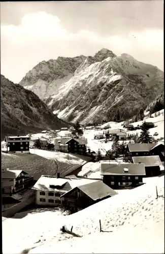 Ak Mittelberg im Kleinwalsertal Vorarlberg, Winterpanorama