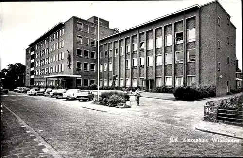 Ak Winschoten Groningen Niederlande, R. K. Ziekenhuis, Außenansicht